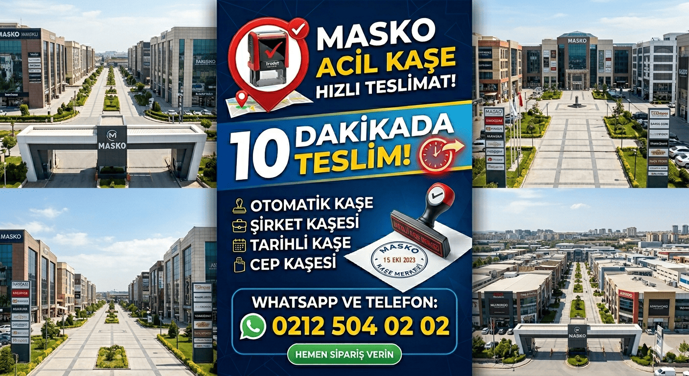 Masko acil Kaşe